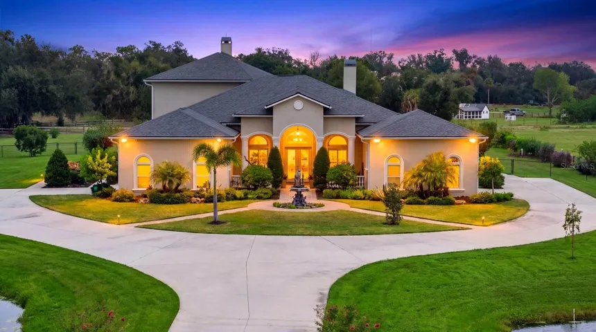 Twilight view of 520 Rye Road NE