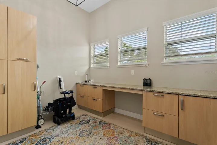 A nice bonus room for anyone who needs craft space, a study nook for the kids, or an exercise room