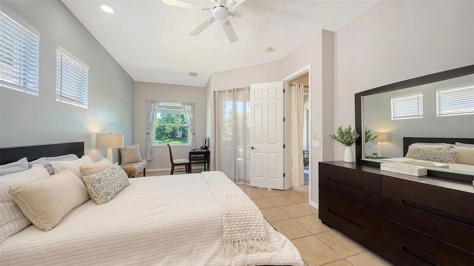 Primary suite with additional sitting area