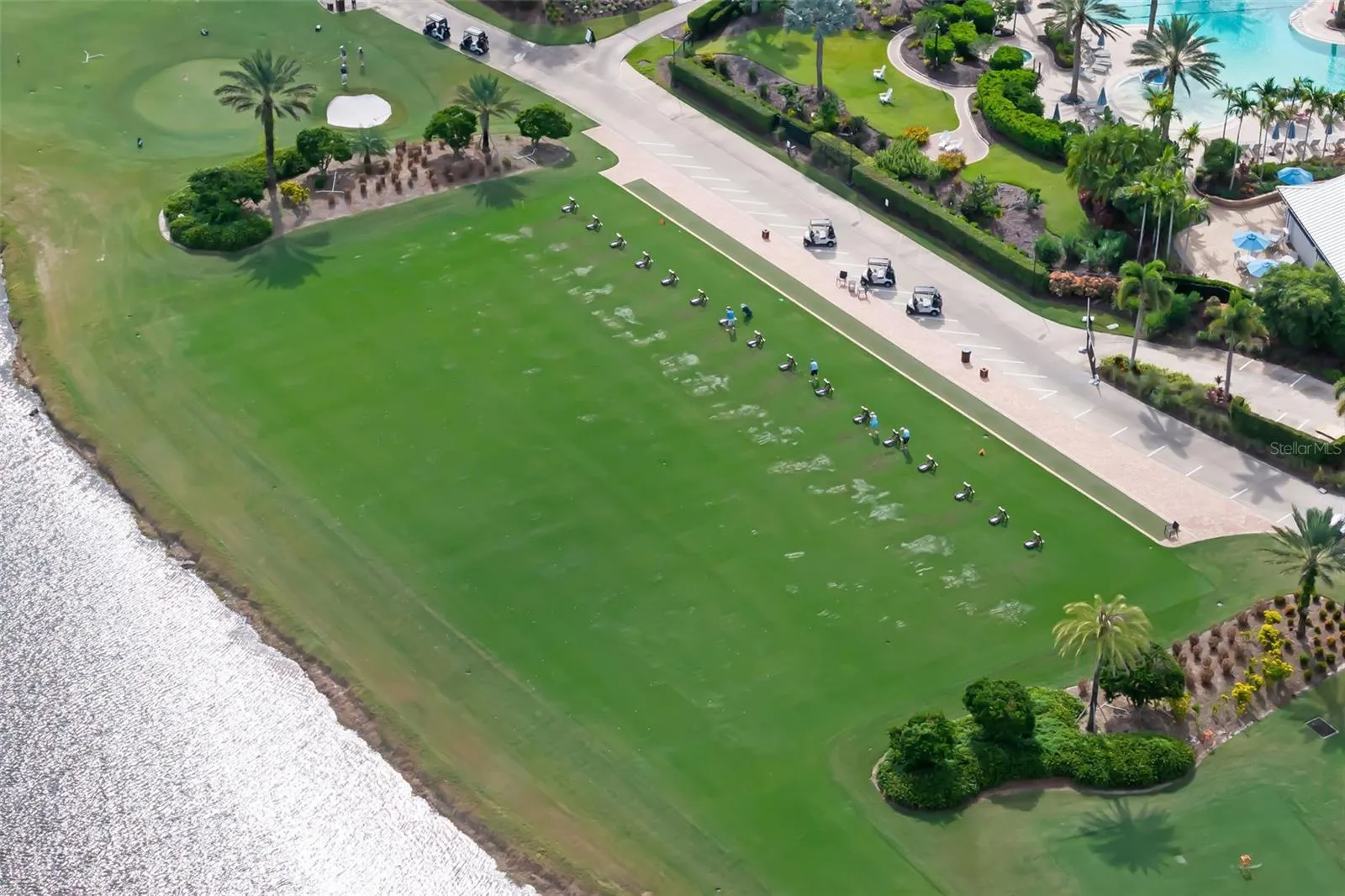 The driving range near the Bahama Bar