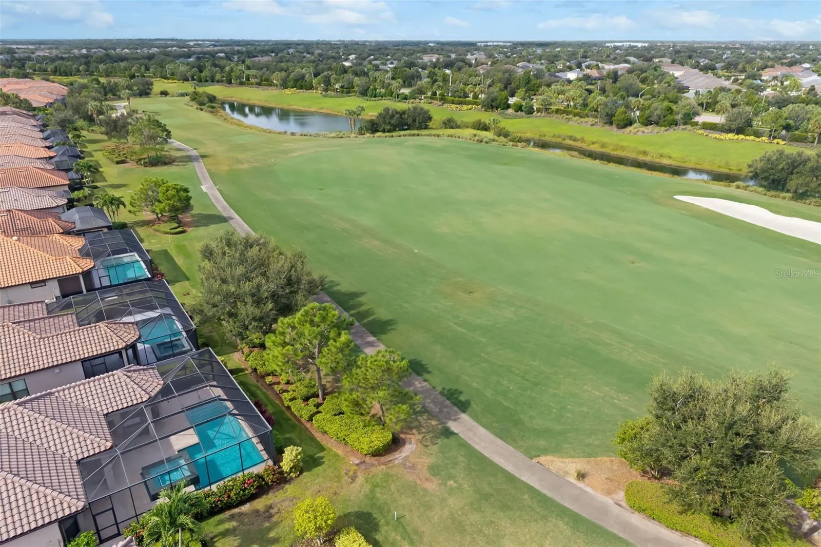 Home with view of part of the 11th fairway