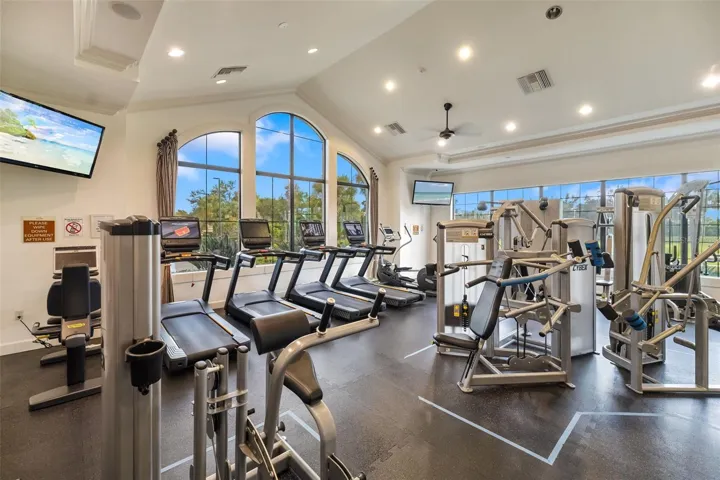 Amenity Center fitness room