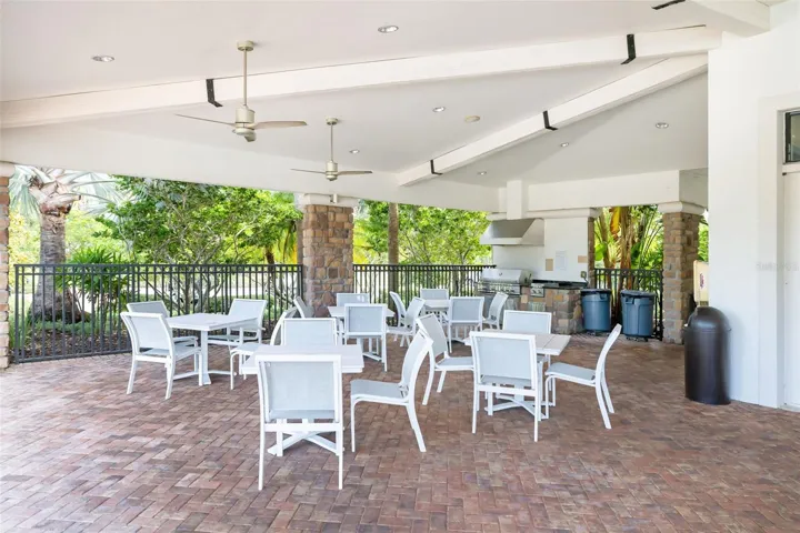 Another view of the lanai at the Amenity Center