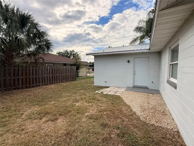 Back door of home