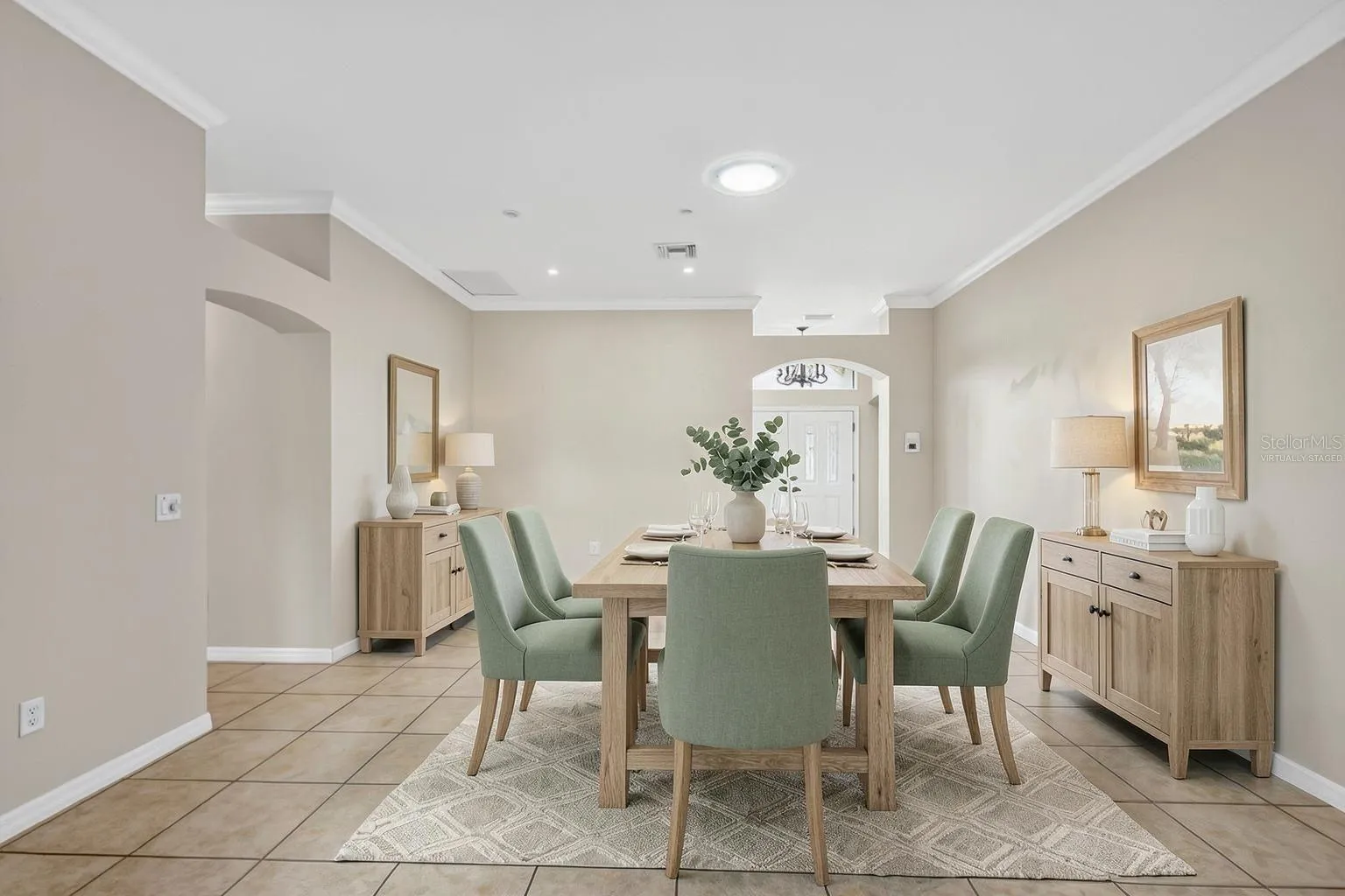 Dining Room-Virtually Staged