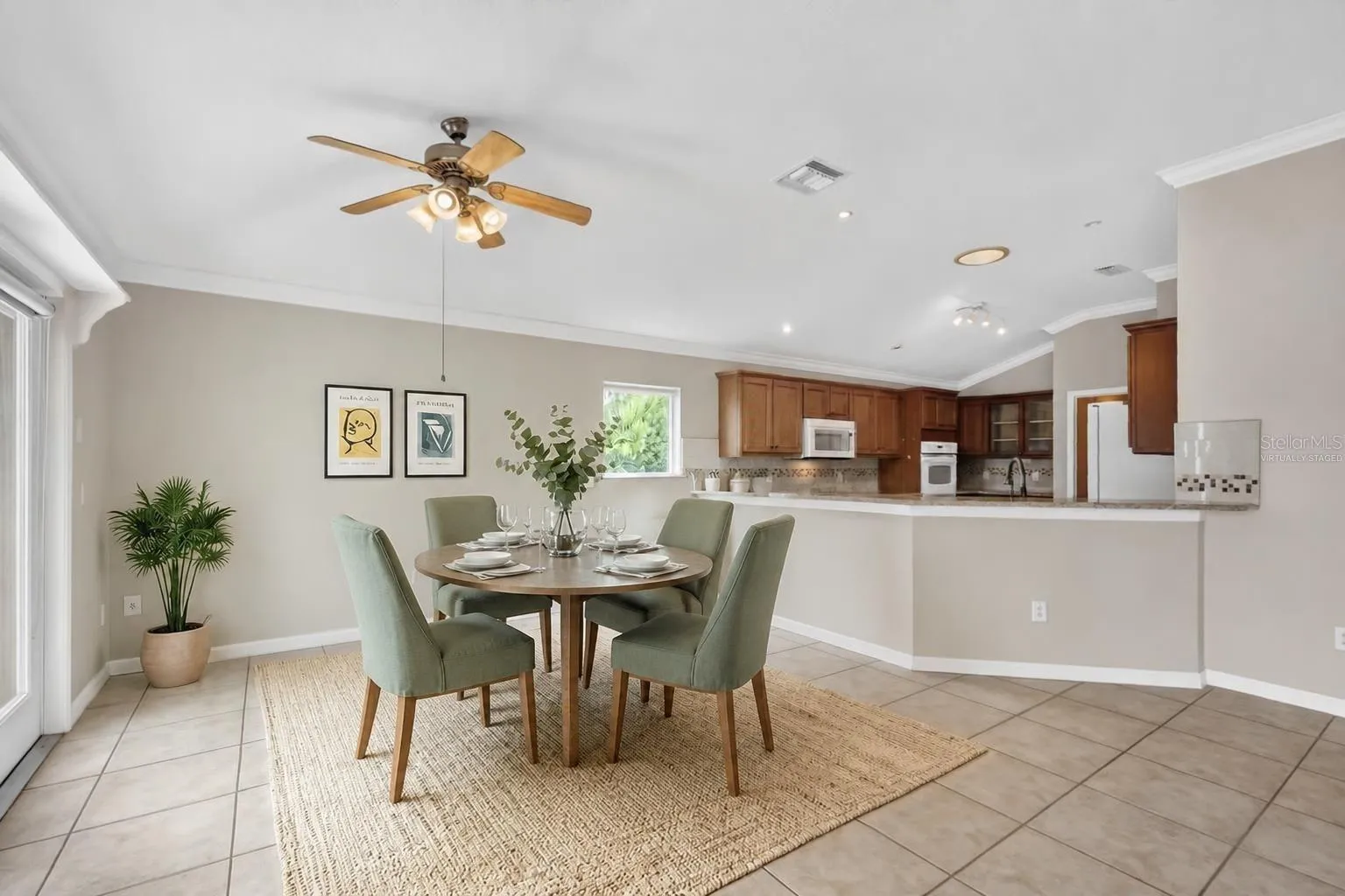 Kitchen and Dinette-Virtually Staged