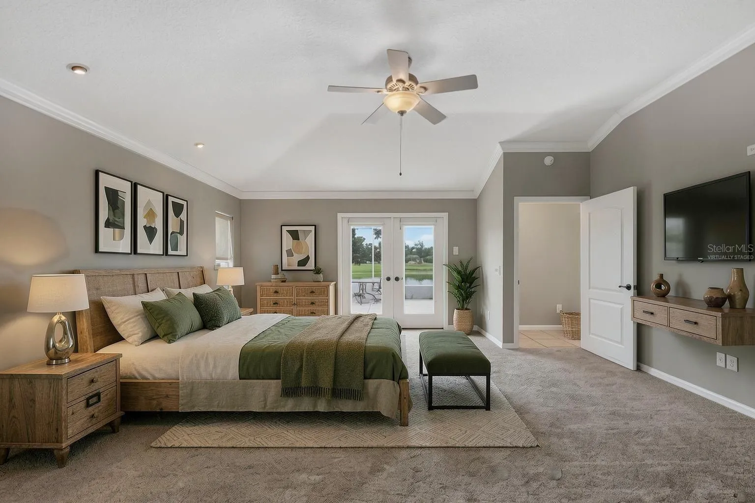 Primary Bedroom-Virtually Staged