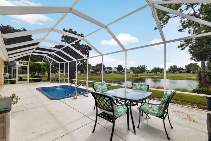 Expansive 756sf Birdcage with Swim Spa and Incredible Water Views!