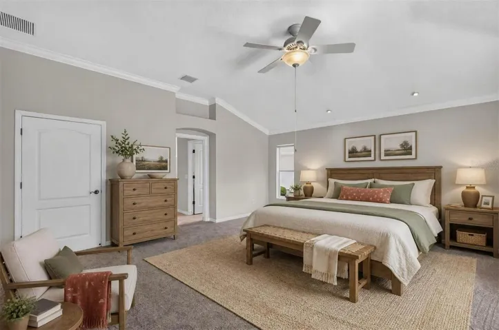 Primary Bedroom-Virtually Staged