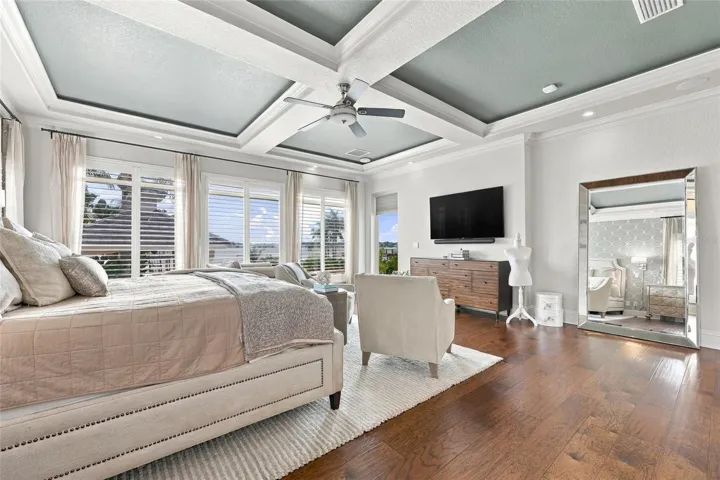 PRIMARY SUITE WITH VIEWS OF LAKE DOWN
