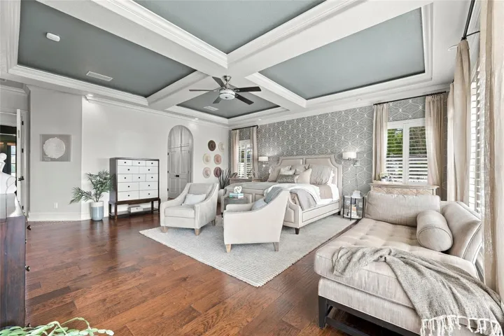 PRIMARY SUITE WITH VIEWS OF LAKE DOWN