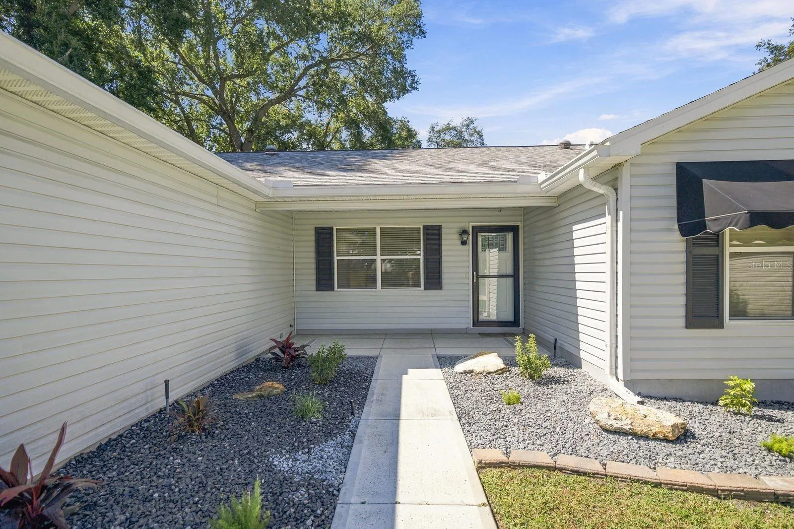 Covered front porch