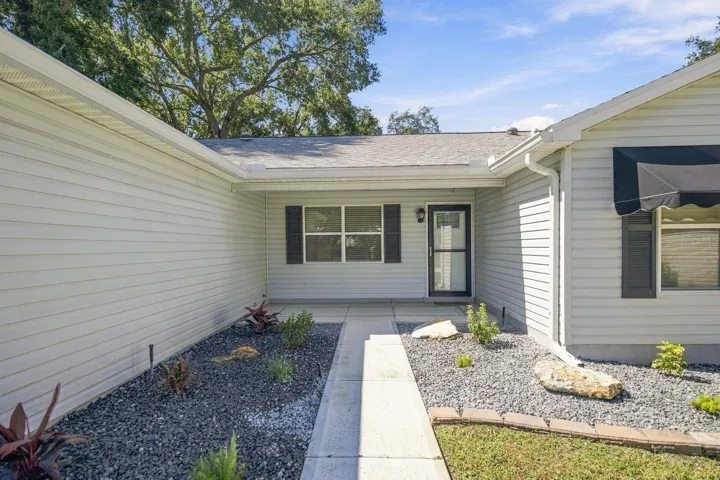 Covered front porch