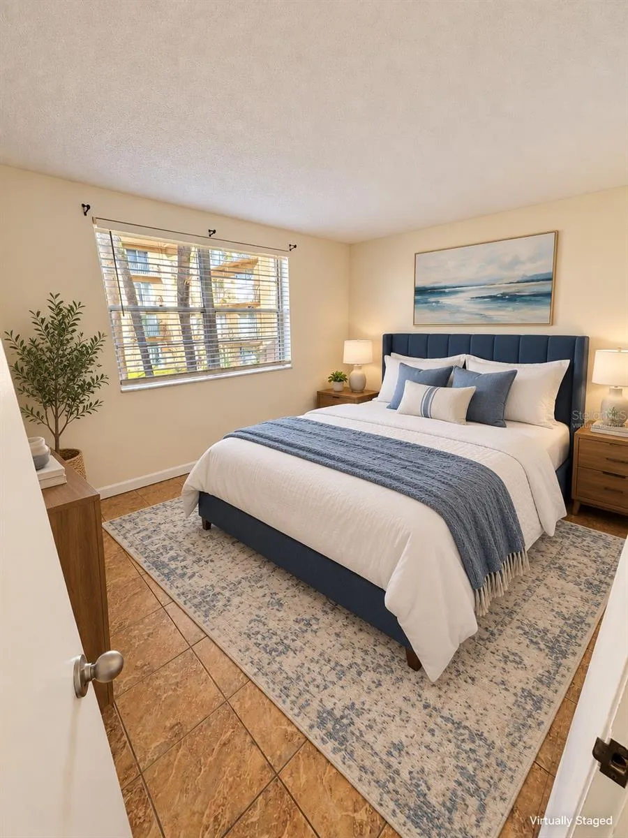 Virtually Staged bedroom 1