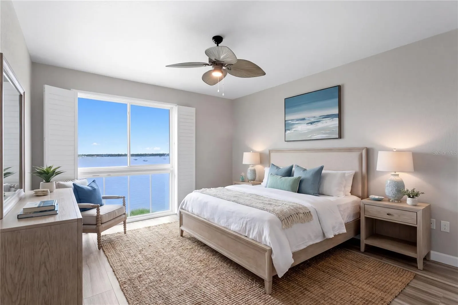 Staged Primary Bedroom