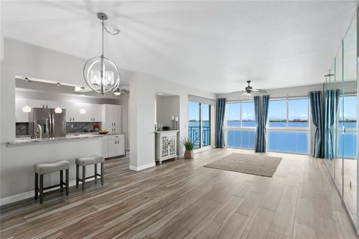 Living Area looking at Boca Ciera Bay
