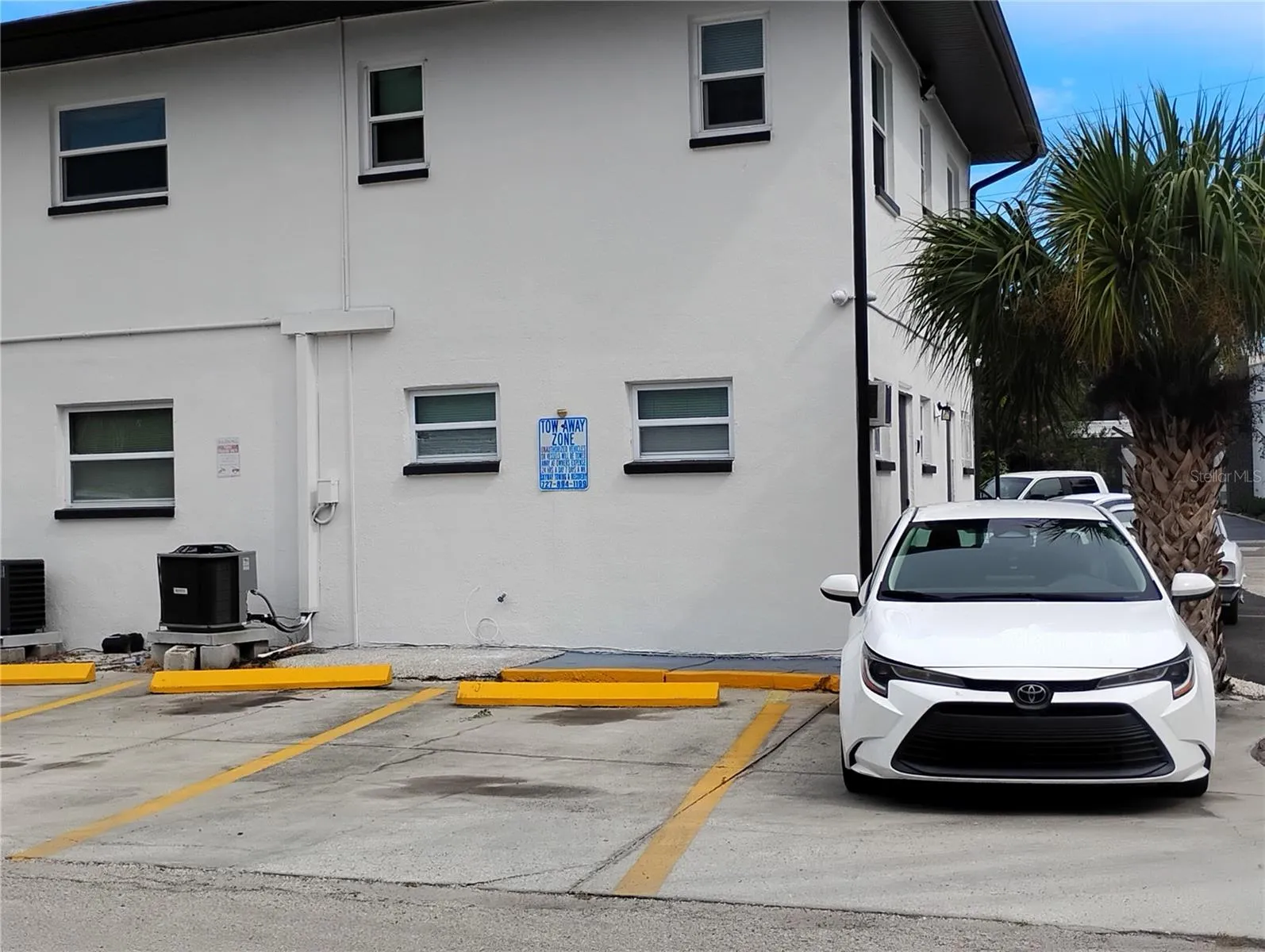 Parking lot in rear continued.