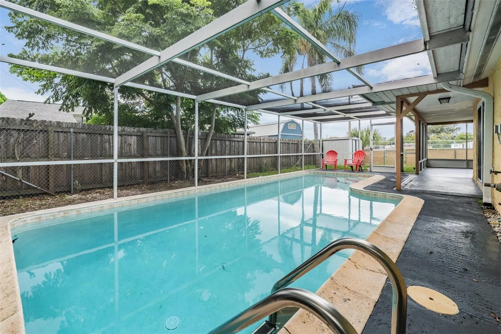 Come relax by the pool