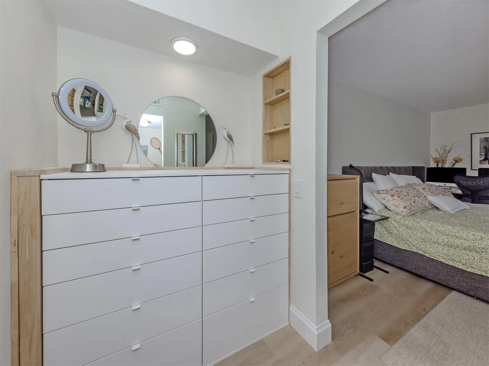 Primary Bedroom built-in, walk-in closet across