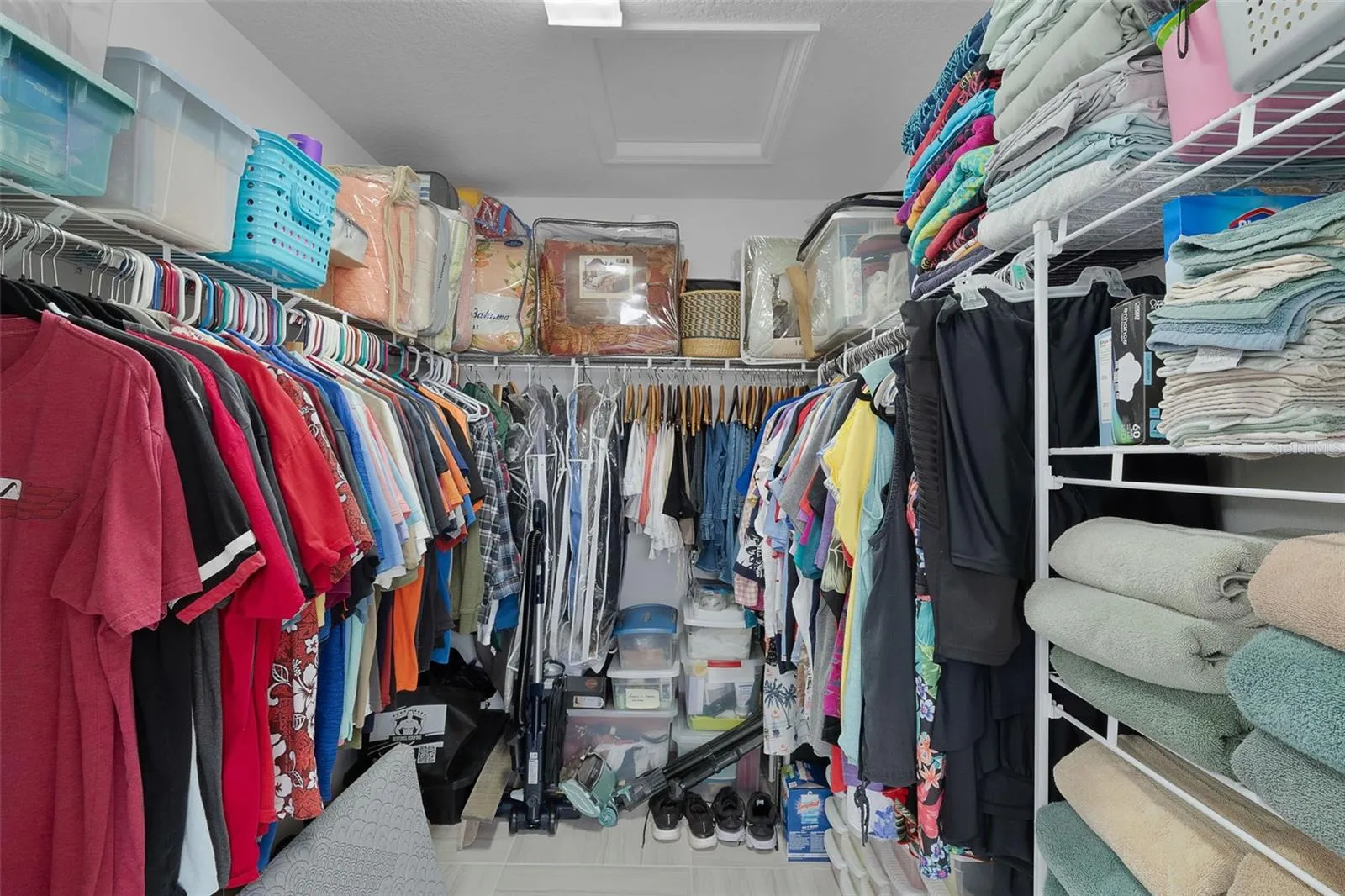Primary walk-in closet