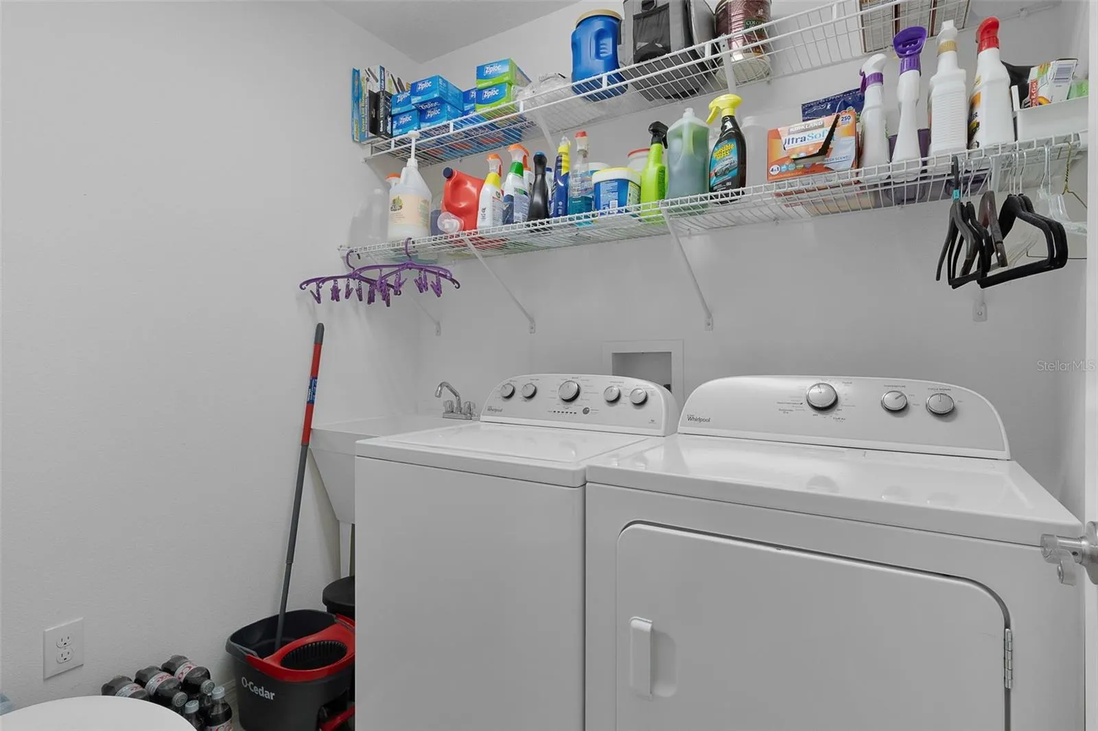 Laundry room with utility sink &amp; aplliances are included