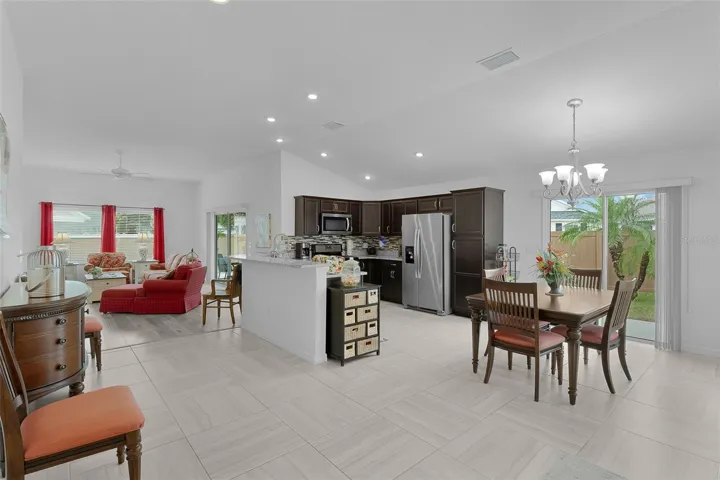 No carpet! Tile &amp; luxury wide plank vinyl floors throughout.