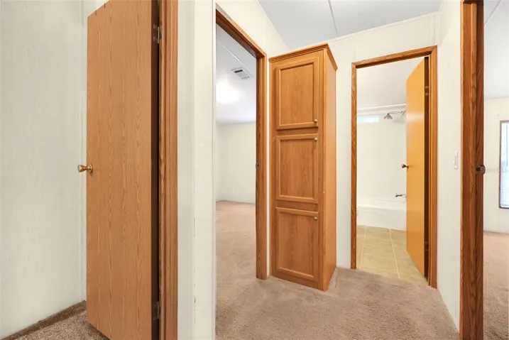 Hall to secondary bedrooms