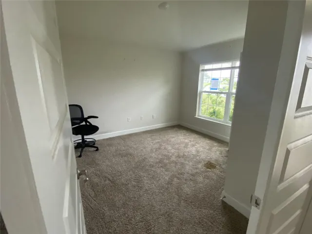 Bedroom/Office has built in closet.