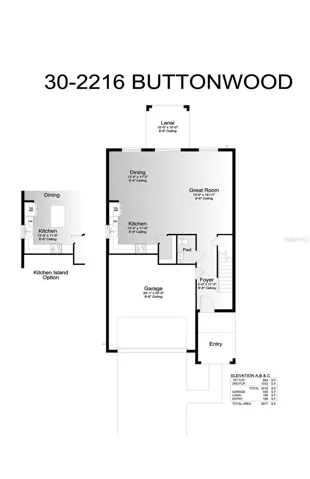Buttonwood Floor Plan - First Floor