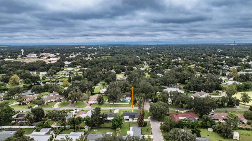 Back of house aerial