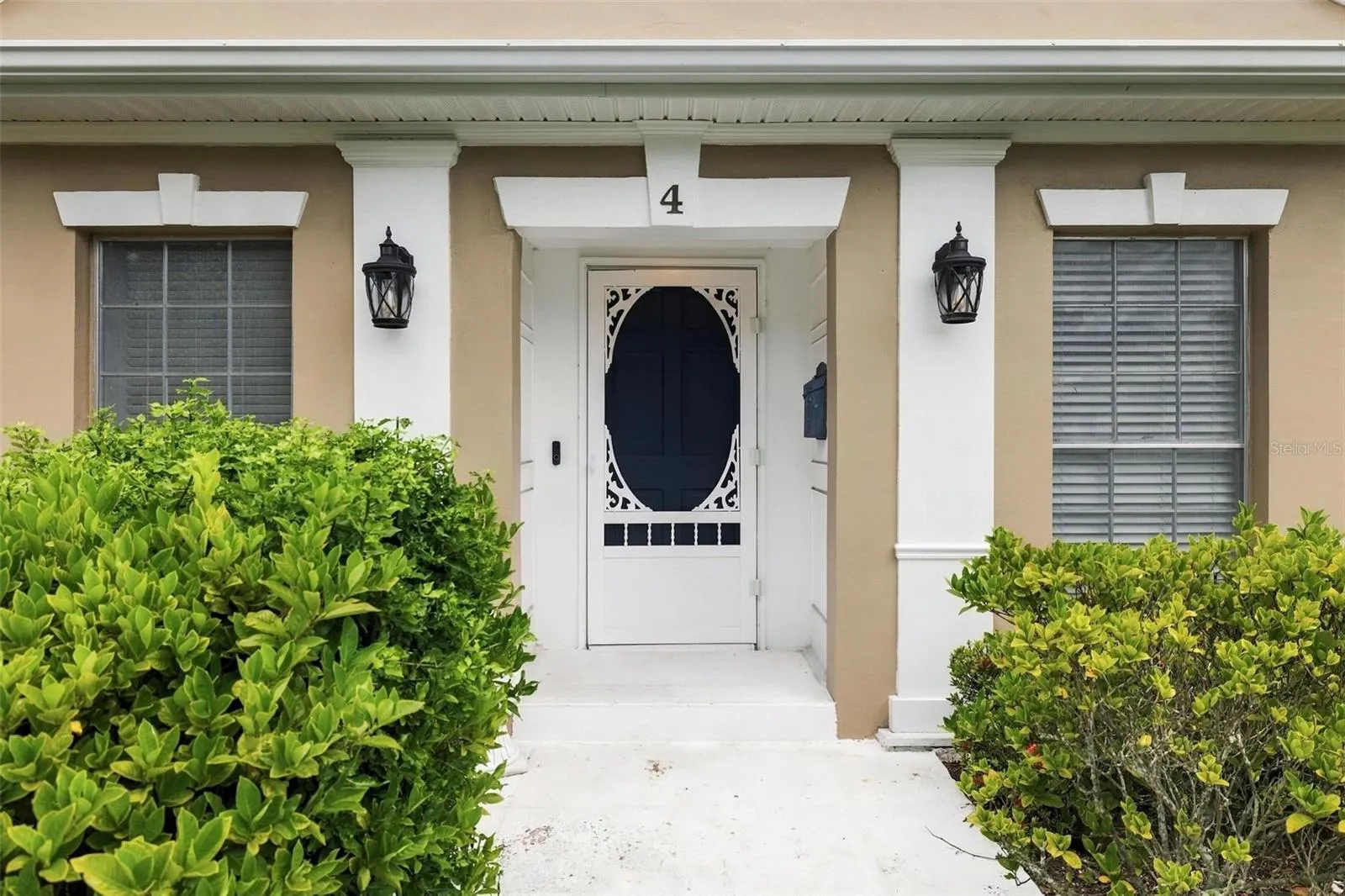 The regal front entrance welcomes all who enter.