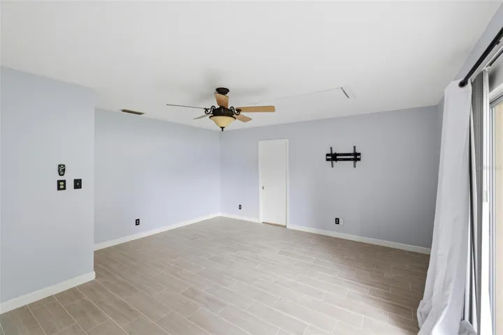 Lots of floorspace in this primary bedroom with ensuite bathroom and closet
