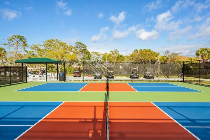 Another view of the tennis courts