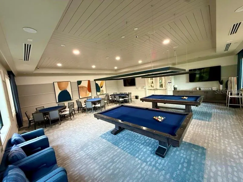 pool and poker room
