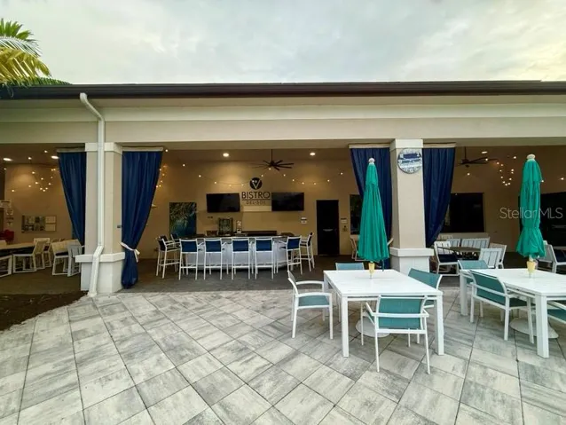 Bistro bar and outside seating