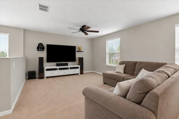Media room/ upstairs loft
