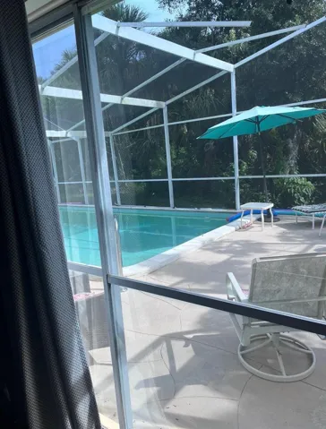 View from one of the bedrooms