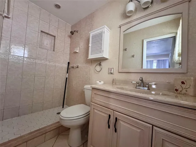 Primary bath with shower