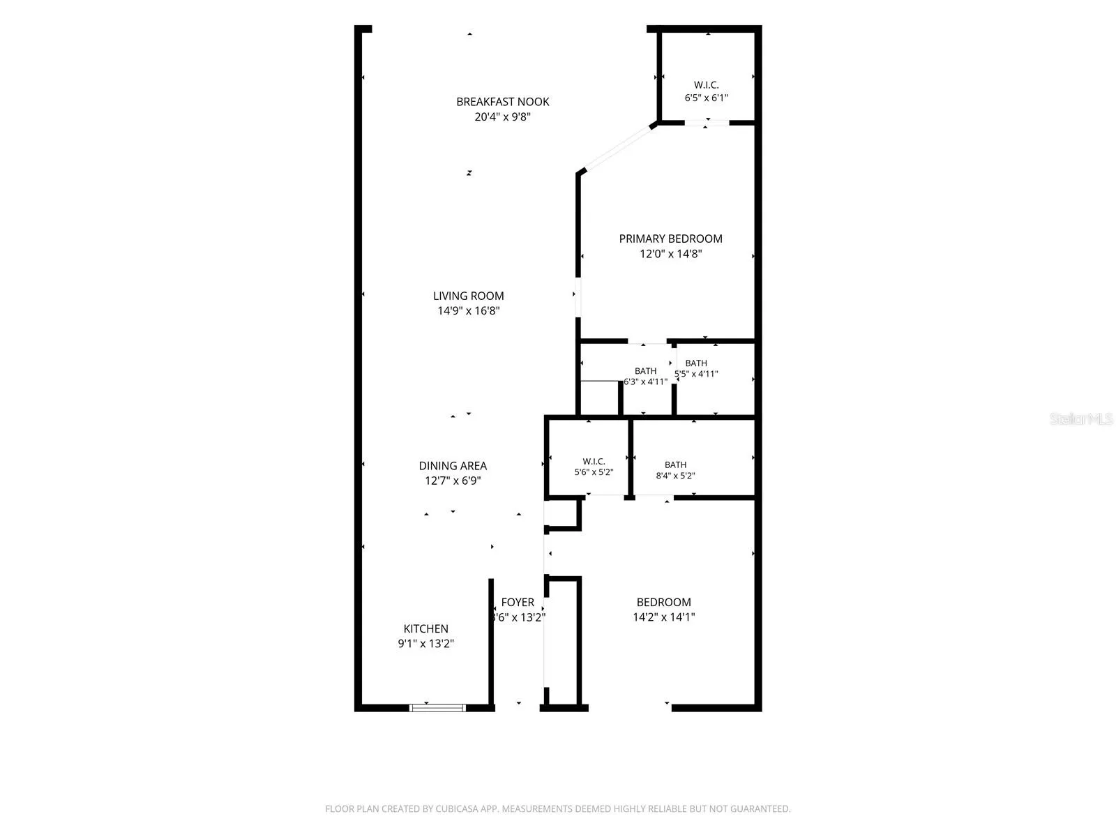 Extended floor plan with Hurricane Slider doors.