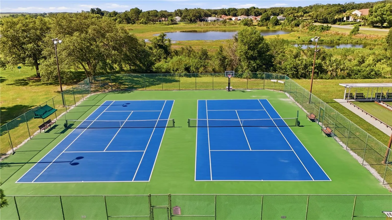 There are four (4) TENNIS COURTS.