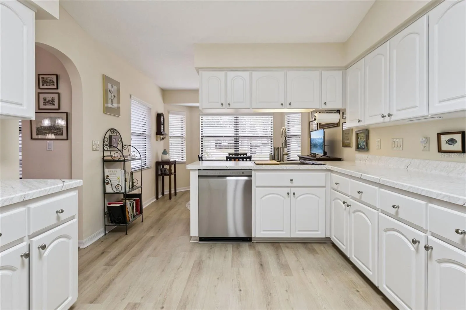 The KITCHEN has AMPLE COUNTER SPACE &amp; CABINETS