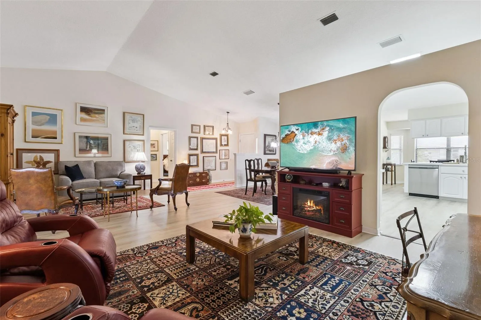 LIVING ROOM area next to KITCHEN