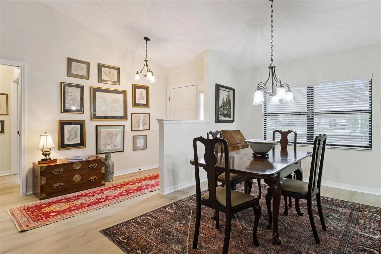 DINING AREA looking toward entry.