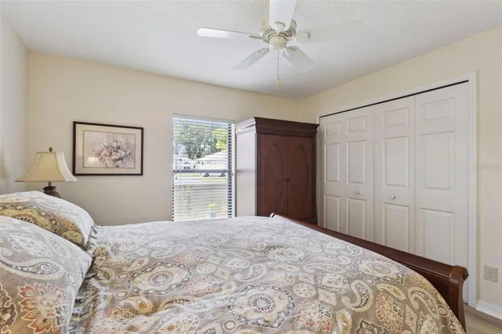 BEDROOM 2 has ample DOUBLE BUILT-IN CLOSET