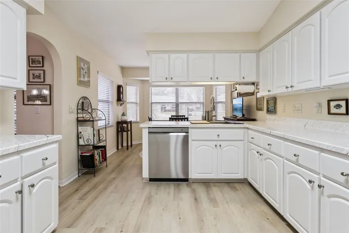 The KITCHEN has AMPLE COUNTER SPACE &amp; CABINETS