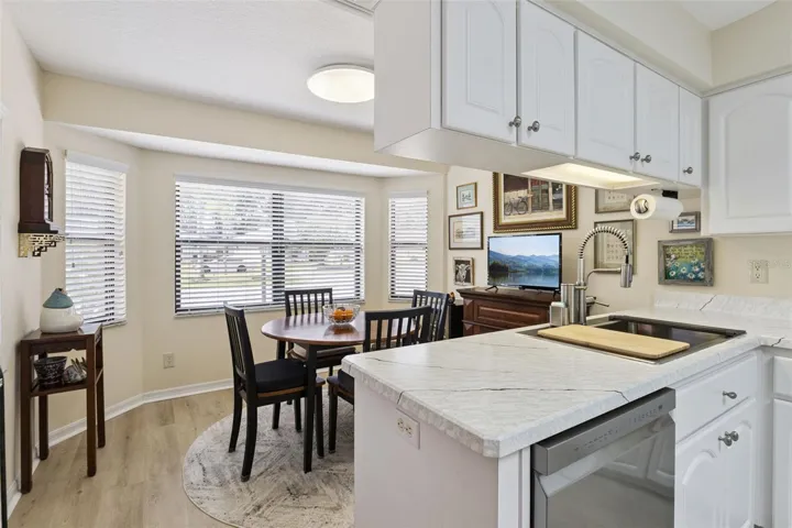 KITCHEN has an EAT-IN space with a lovely bay of windows.