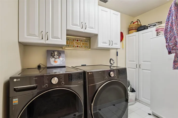 FREEZER in LAUNDRY ROOM CONVEYS