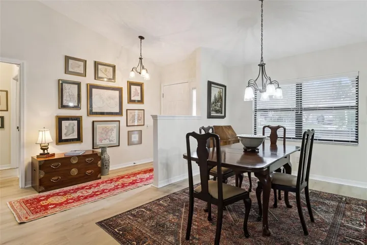 DINING AREA looking toward entry.