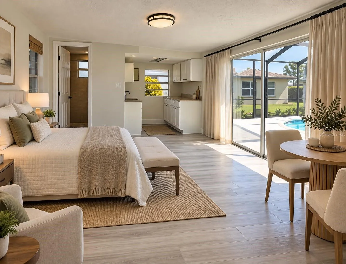 In law suite Virtually Staged
