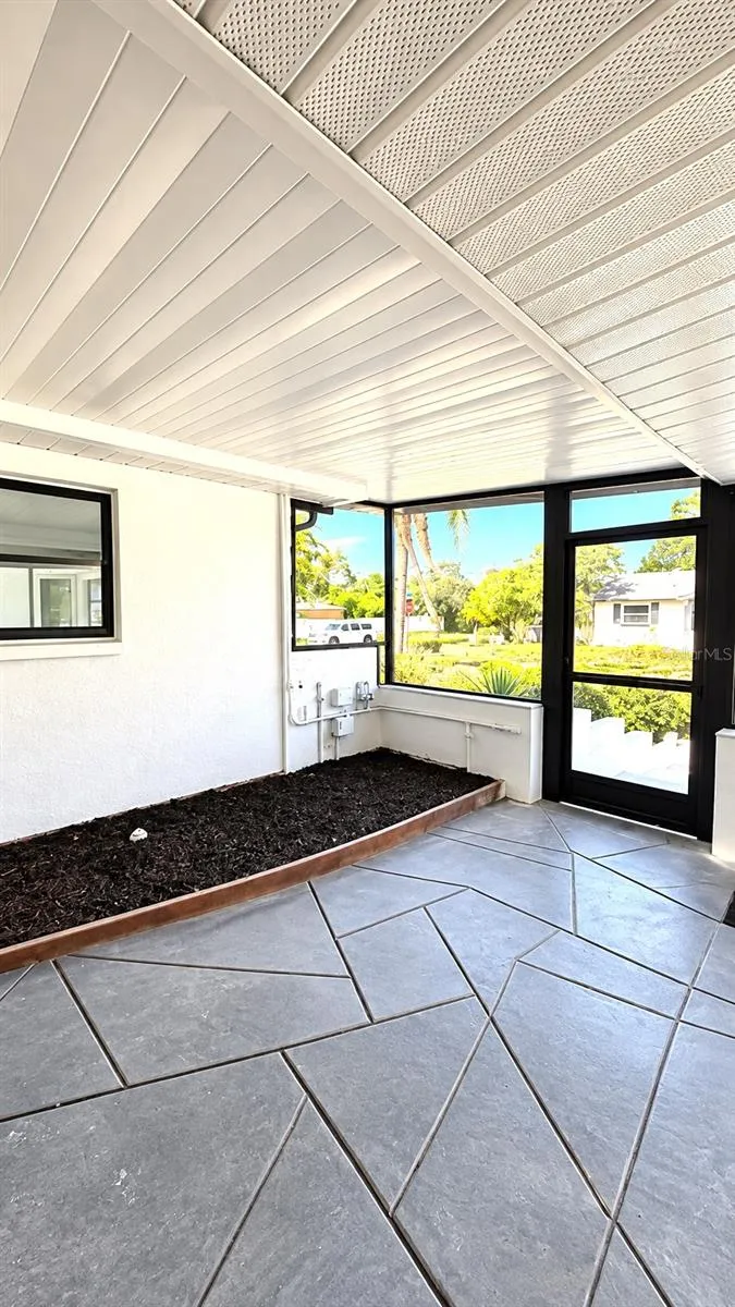 Side entrance